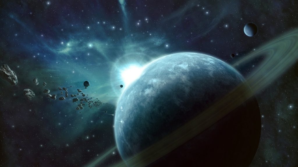 Шар, спрятанный в далекой пыли, - это «младенческая» планета размером с Нептун