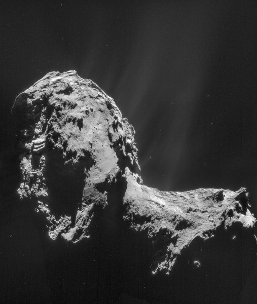 У кометы есть собственное северное сияние