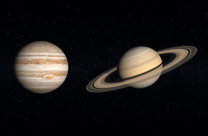 Где родились Юпитер и Сатурн?