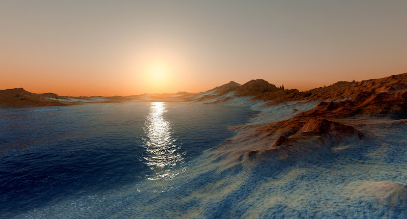 Вода может встречаться в природе на всех каменистых планетах