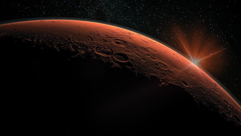 Исследование показало, что под поверхностью Марса есть подходящие ингредиенты для современной микробной жизни