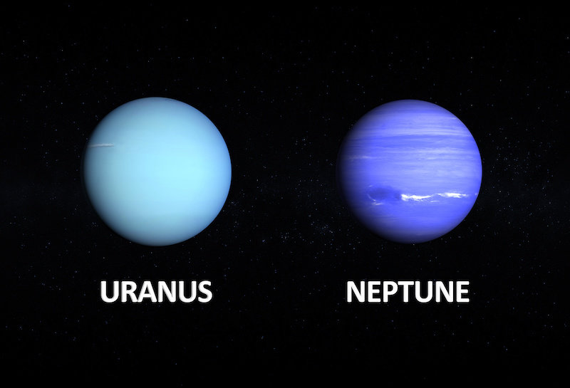 Почему Уран и Нептун разного цвета
